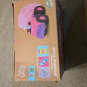 NIB Green Toys Disney Baby Exclusive Minnie Mouse Recycling Truck
